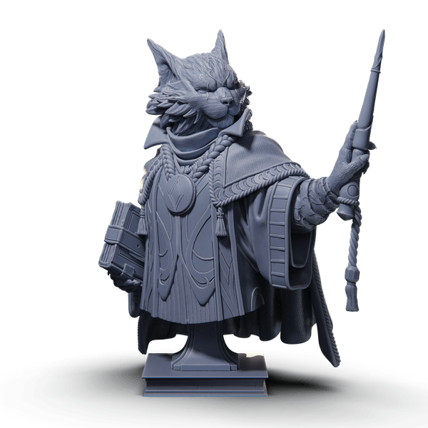 Arthur, the Spellmeowster - Bust